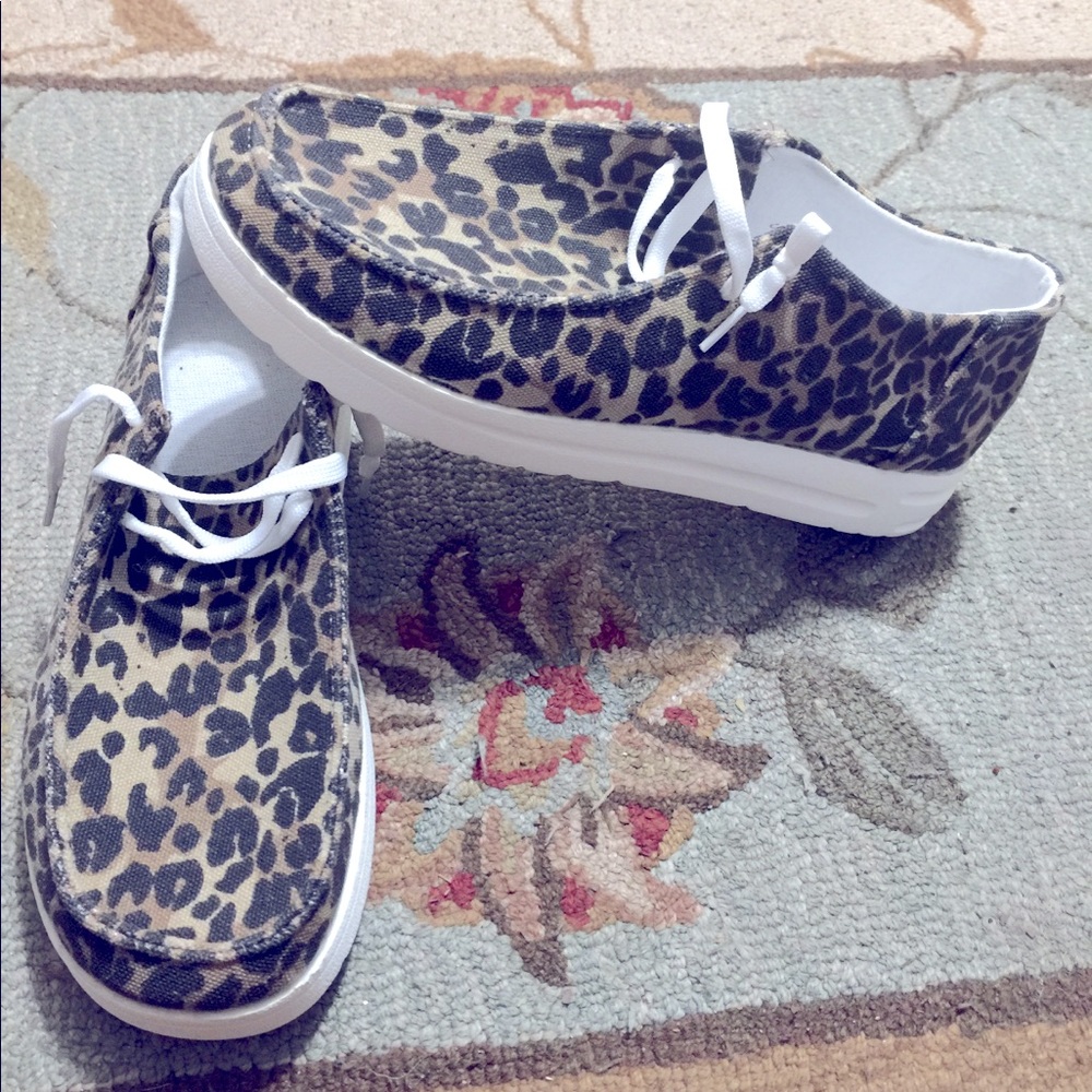 Leopard print shoes